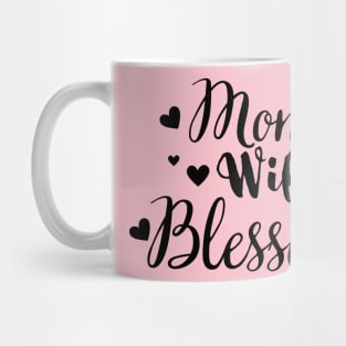 Mom Wife Blessed Design Mug